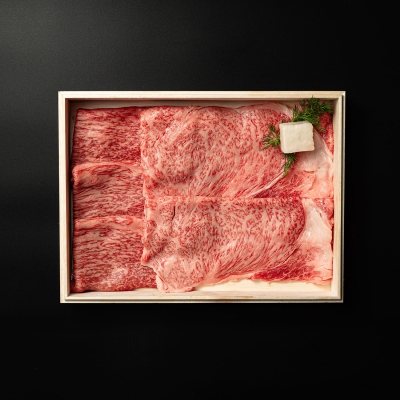 最高級A5ランク但馬系統薩摩牛 “極” リブロース＆モモ肉すき焼きギフトセット 300g（2〜3人前）
