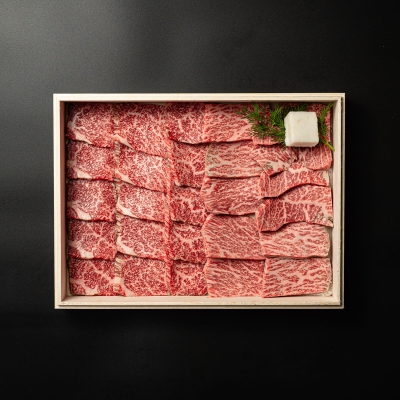 最高級A5ランク但馬系統薩摩牛 “極” 焼肉赤身肉ギフトセット 200g（1〜2人前）